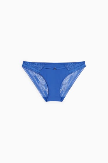 Damen - Slip - blau