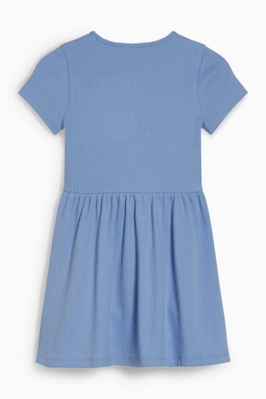 Kinder Mädchen - Kleid - hellblau