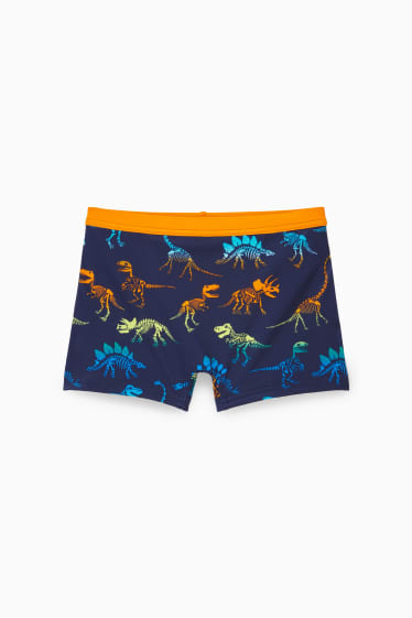 Kinder - Dino - Badehose - LYCRA® XTRA LIFE™ - dunkelblau