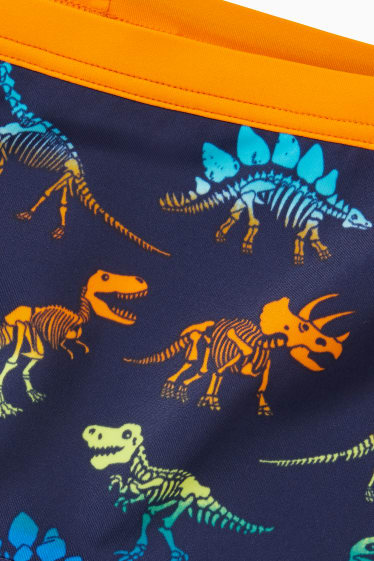 Kinder - Dino - Badehose - LYCRA® XTRA LIFE™ - dunkelblau