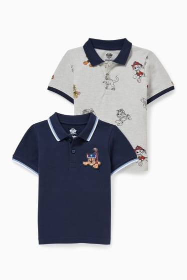 Bambini - Confezione da 2 - Paw Patrol - polo - blu scuro