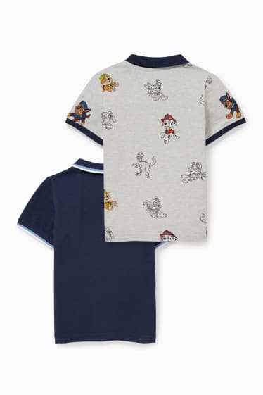 Bambini - Confezione da 2 - Paw Patrol - polo - blu scuro