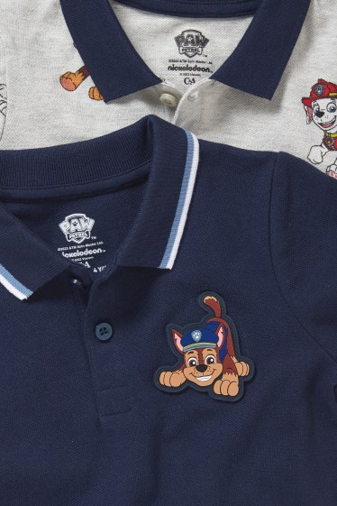 Nen - Paquet de 2 - La Patrulla Canina - polo - blau fosc