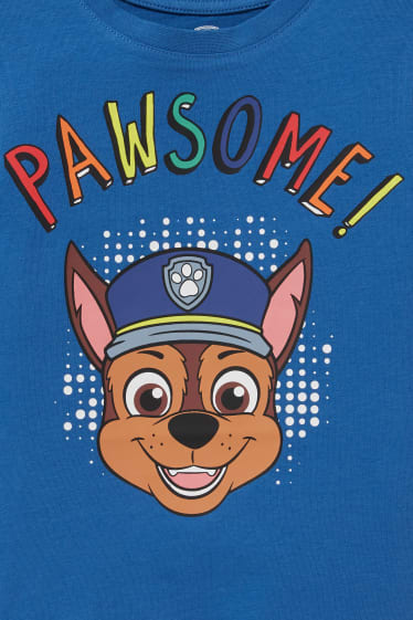 Enfants garçons - Lot de 3 - Pat’ Patrouille - T-shirts - bleu foncé