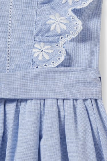 Bambini - Set - vestito e scrunchie - 2 pezzi - azzurro