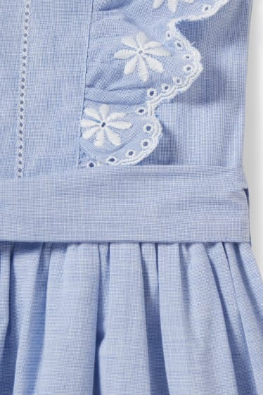 Nena - Conjunt - vestits i lligacues scrunchie - 2 peces - blau clar