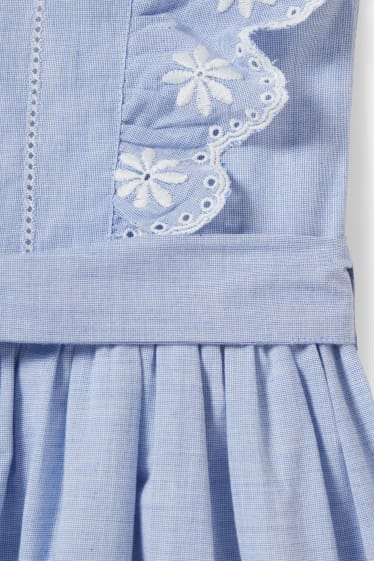 Enfants - Ensemble - robe et chouchou - 2 pièces - bleu clair