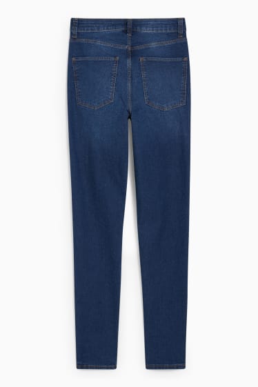 Kobiety - Jegging jeans - wysoki stan - LYCRA® - dżins-niebieski