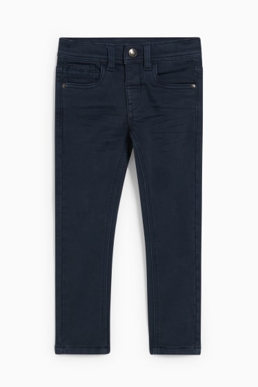 Kinder - Skinny Jeans - Thermojeans - dunkelblau