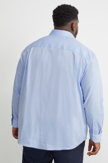Home - Camisa - regular fit - Kent - fàcil de planxar - blau clar