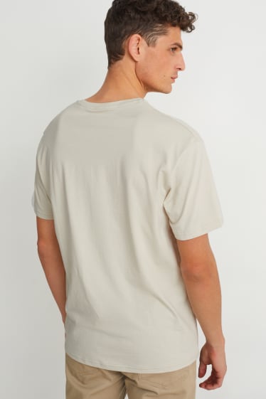 Hommes - T-shirt - beige clair