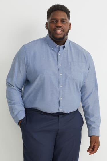 Hombre - Camisa - regular fit - button down - azul claro