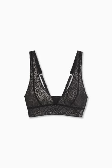 Damen - Bralette - schwarz