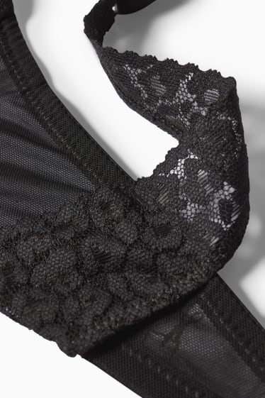 Donna - Reggiseno senza ferretti - imbottito - nero