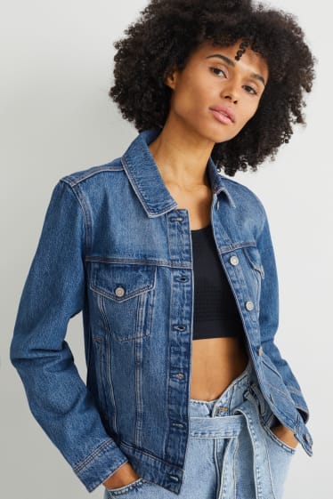 Damen - Jeansjacke - jeansblau