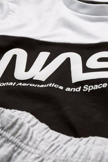 Children - NASA - short pyjamas - 2 piece - white
