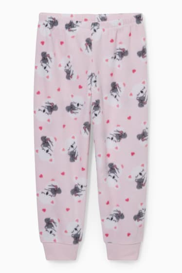 Kinder - Fleece-Pyjama - 2 teilig - rosa