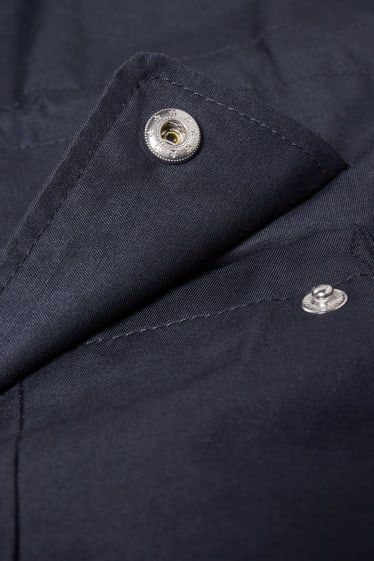 Donna - Parka con cappuccio - blu scuro