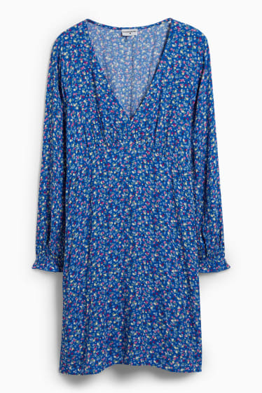 Teens & young adults - CLOCKHOUSE - dress - floral - blue