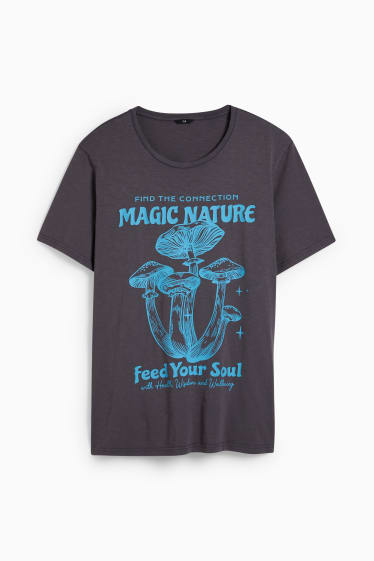 Men - T-shirt - dark gray