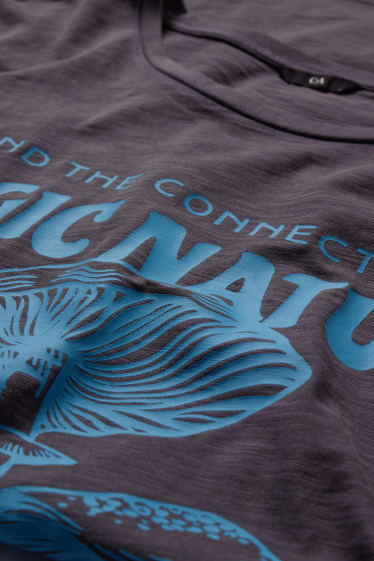 Men - T-shirt - dark gray