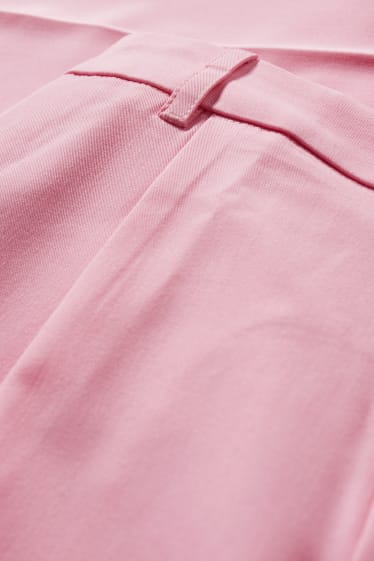 Donna - CLOCKHOUSE - pantaloni - a vita alta - gamba larga - rosa