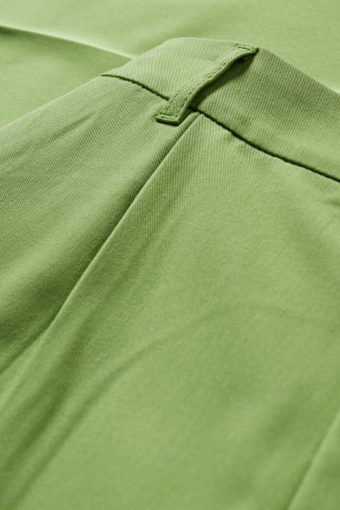 Donna - CLOCKHOUSE - pantaloni - a vita alta - gamba larga - verde chiaro