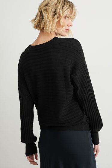 Femmes - Pullover - noir