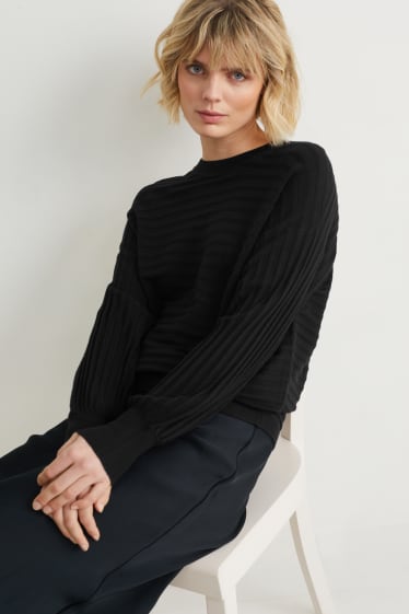 Femmes - Pullover - noir