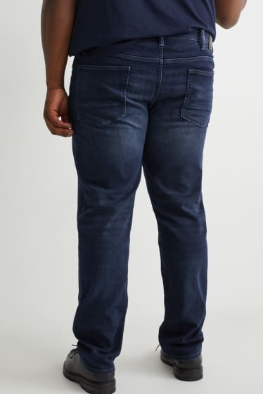 Men - Slim jeans - Flex jog denim - LYCRA® - denim-dark blue