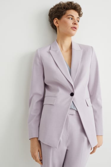 Women - Business blazer- regular fit - 4 Way Stretch - light violet