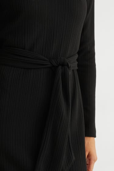 Damen - Column Kleid - schwarz
