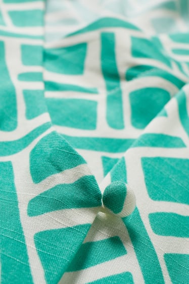 Femmes - Chemisier - à motif - vert
