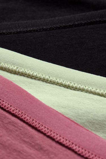 Donna - Confezione da 3 - slip - rosa scuro