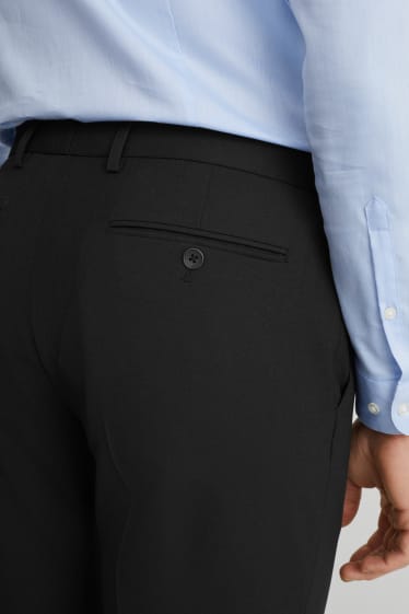 Uomo - Pantaloni coordinabili - body fit - Flex - LYCRA® - Mix & Match - blu scuro