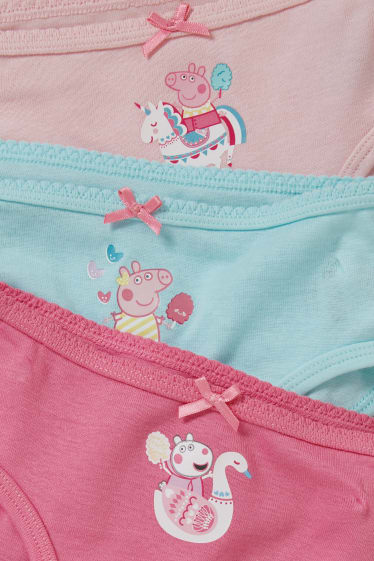 Bambini - Confezione da 3 - Peppa Pig - slip - fucsia