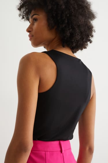 Femei - Body basic - negru