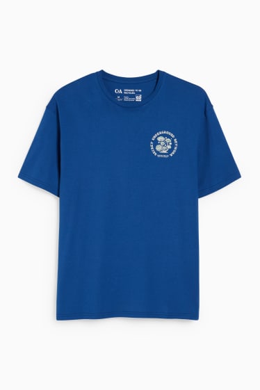 Uomo - T-shirt - blu