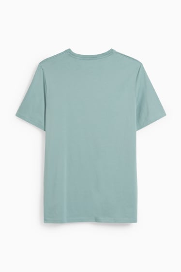 Heren - T-shirt - Pima-katoen - mintgroen