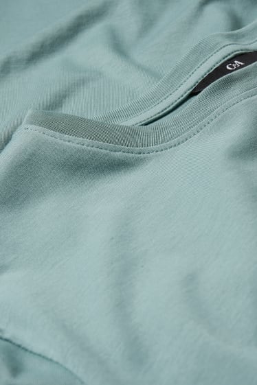 Herren - T-Shirt - Pima-Baumwolle - mintgrün