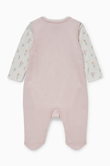 Babies - Romper set  - 2 piece - rose