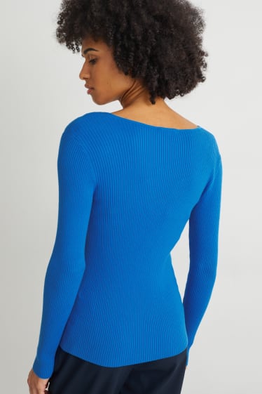 Femmes - Pullover - bleu