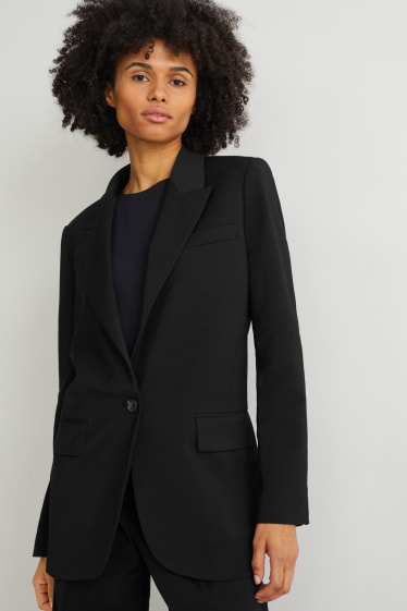 Women - Oversized blazer - black