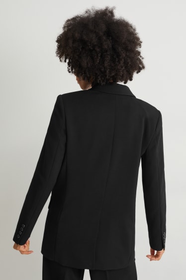 Dames - Oversized blazer - zwart