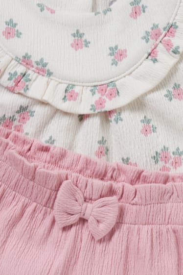 Neonate - Completo neonati - 2 pezzi - bianco crema