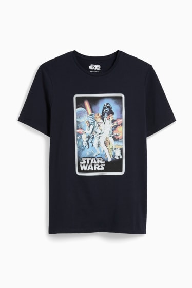 Heren - T-shirt - Star Wars - donkerblauw