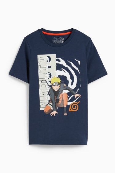 Dětské - Naruto - tričko s krátkým rukávem - tmavomodrá