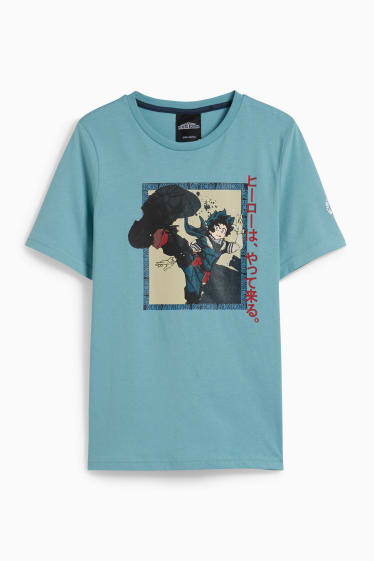 Niños - My Hero Academia - camiseta de manga corta - turquesa