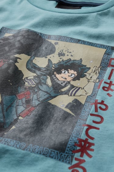 Niños - My Hero Academia - camiseta de manga corta - turquesa