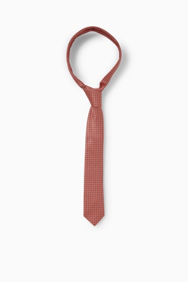 Children - Tie - polka dot - orange